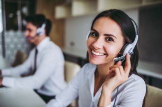 Call center worker